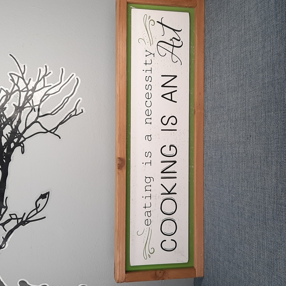 Fun Wall Sign Shelf Sitter Kitchen Cook Baker Sous Chef Cooking Baking Homemade